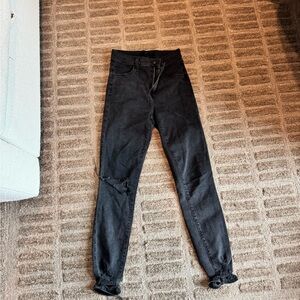 J Brand Charcoal Grey Skinny Jeans